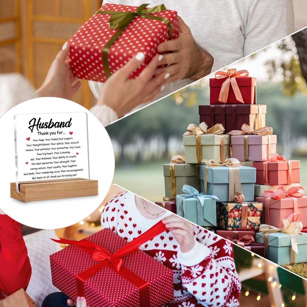 Husband Gifts from Wife, Valentines Day Anniversary Birthday Gifts for Him Husba