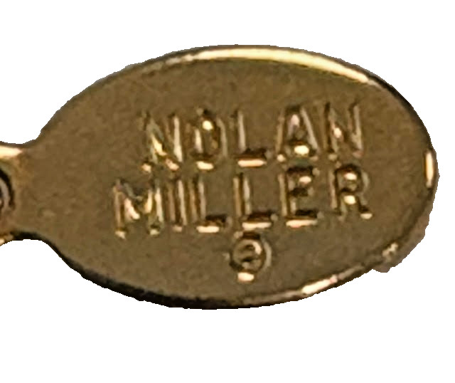 Nolan Miller Goldtone 23″ Chain Necklace Interchangeable -3 Frames & 5 Pendants