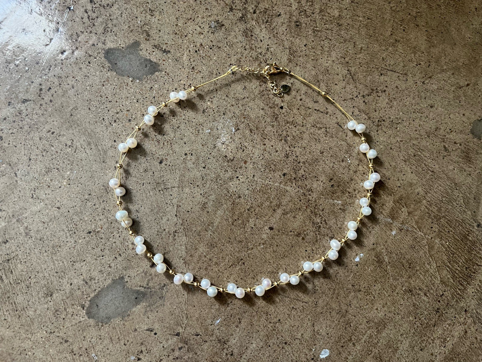 Gold Necklace Set x3, Pearl Chain, Swan Pendant – Free Shipping