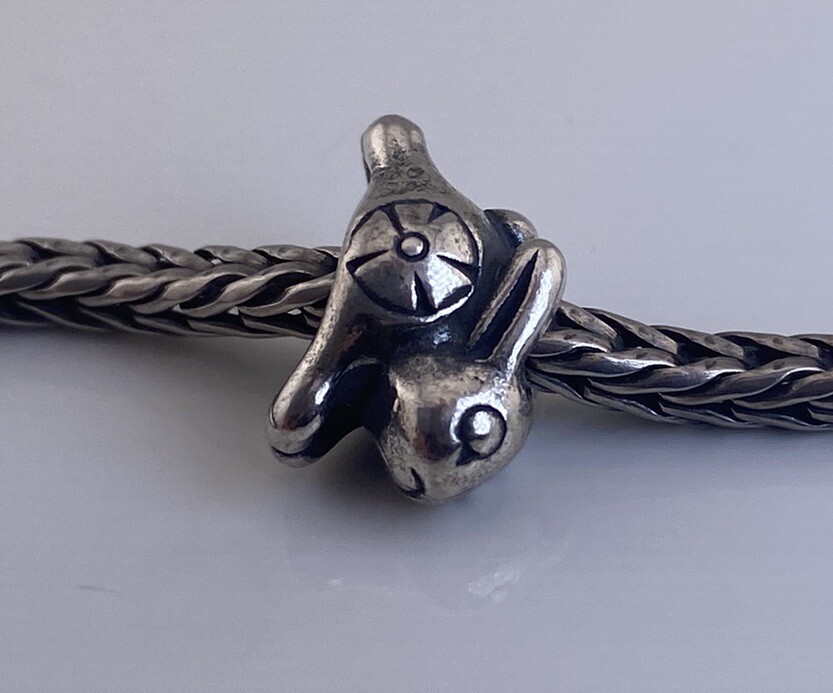 Trollbeads Jumping Rabbit Baby Bead 925 Silver