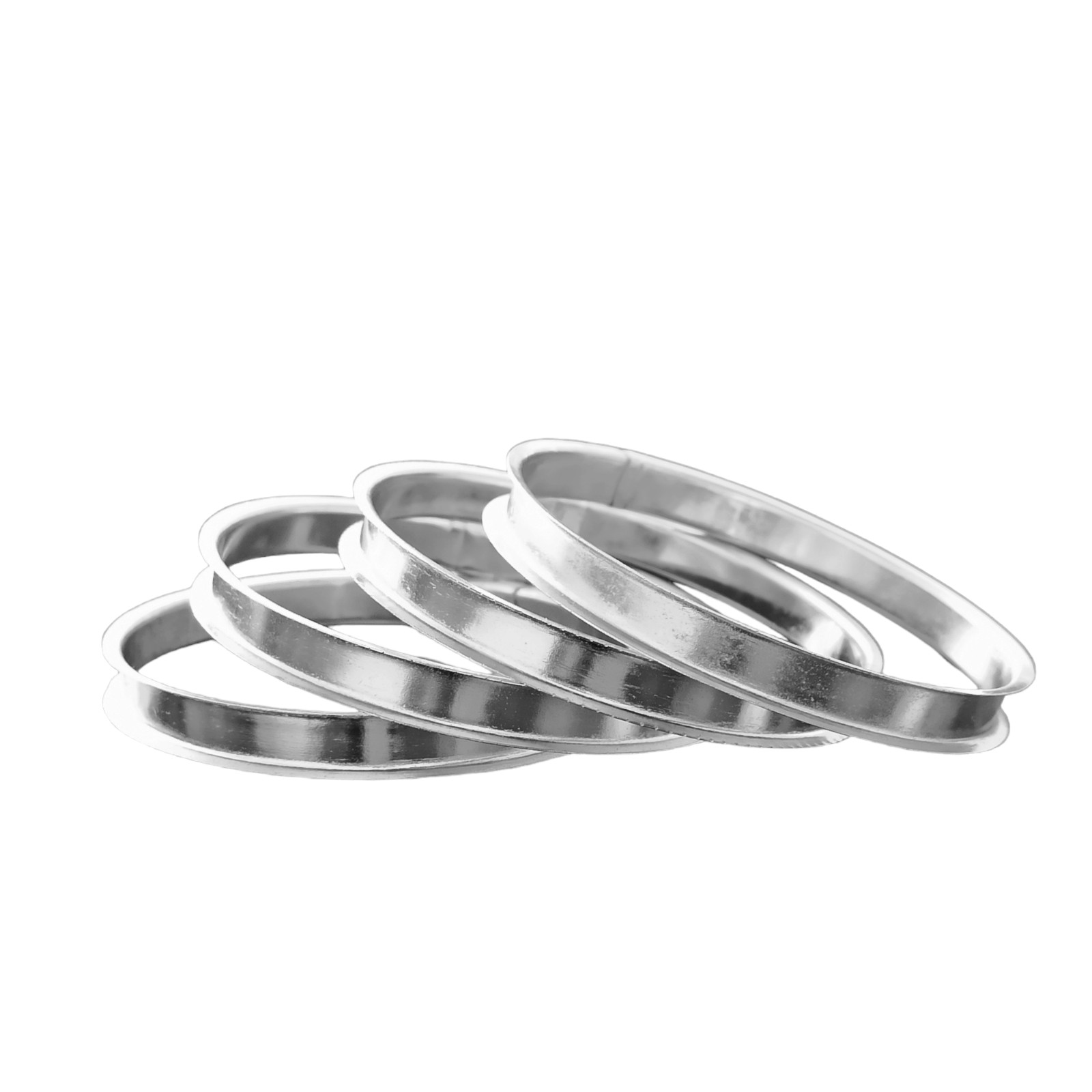 Golden Silver Blank Bangles for Gemstone Inlay All Size Available SET OF 10 Pcs