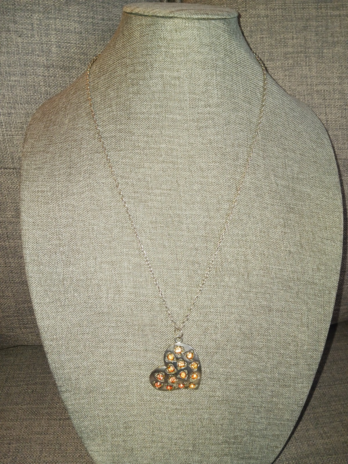 2 BIG HEART Necklaces! Very good to Excellent condition