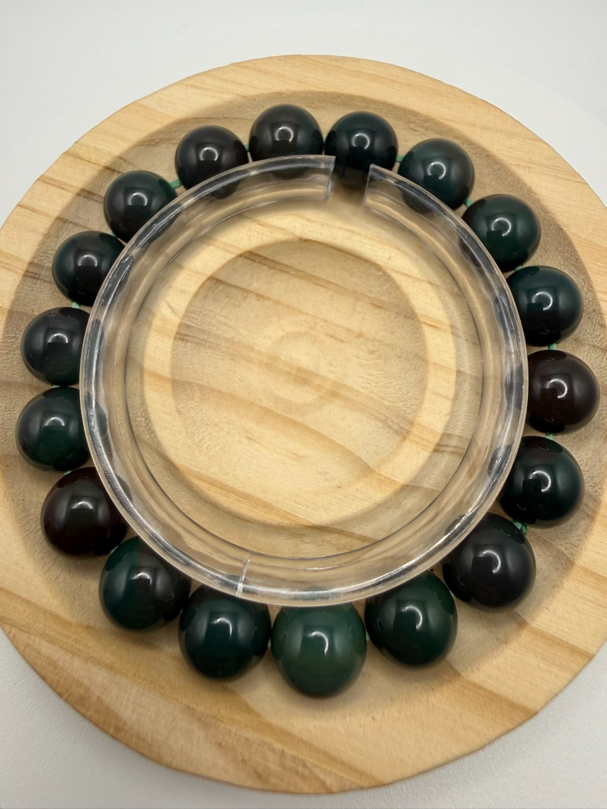 Natural Purple and Green Agate – 10mm – A12-1793