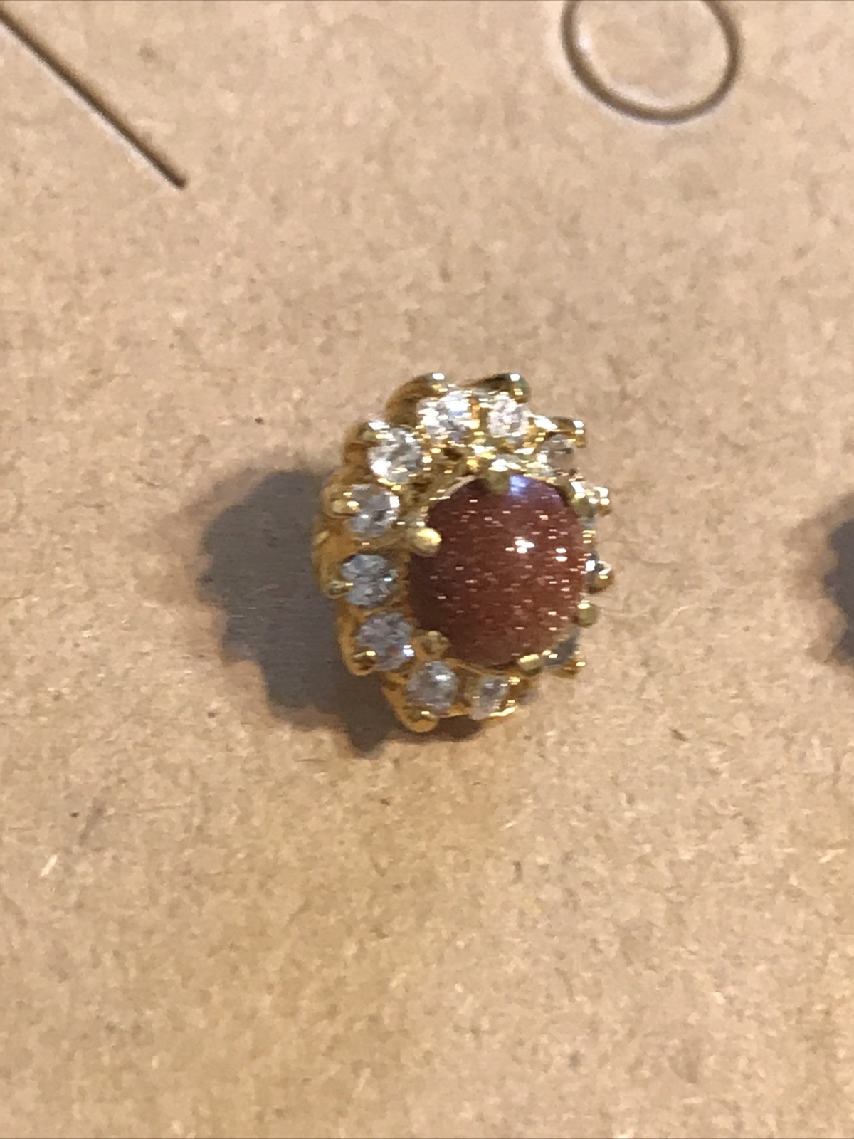 Sparkling Goldstone Necklace Earrings Bracelet Matching set Beads
