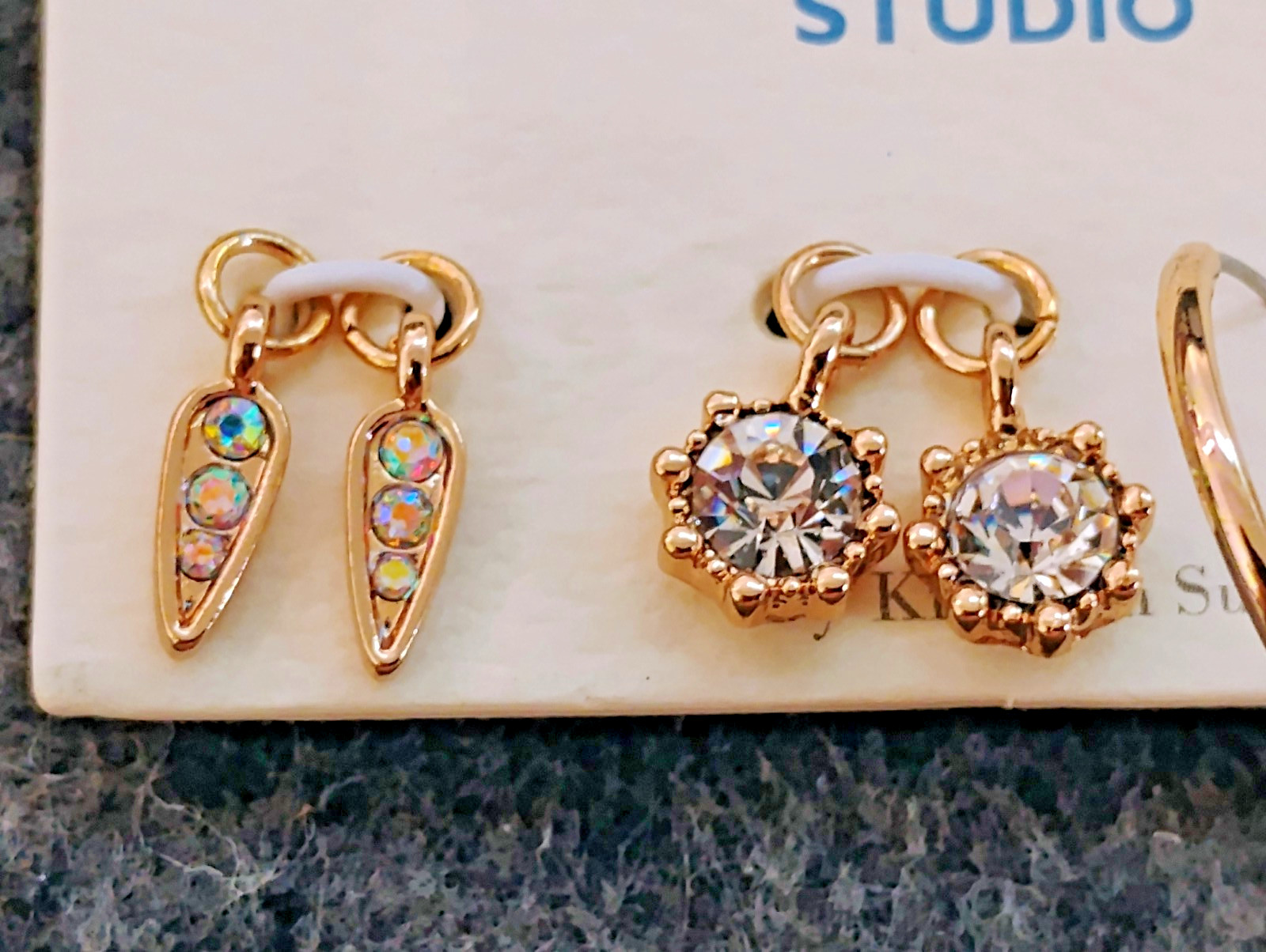 Mia studio by kim min sun -3 earings set – interchangeable charms