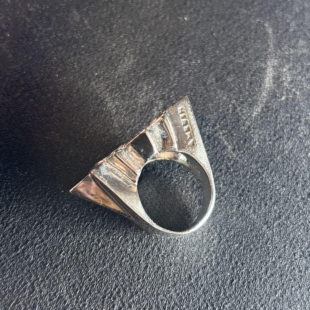 AMBUSH POW Ring Silver Inner Diameter17mm Men’s Fashion Jewelry No Box Used
