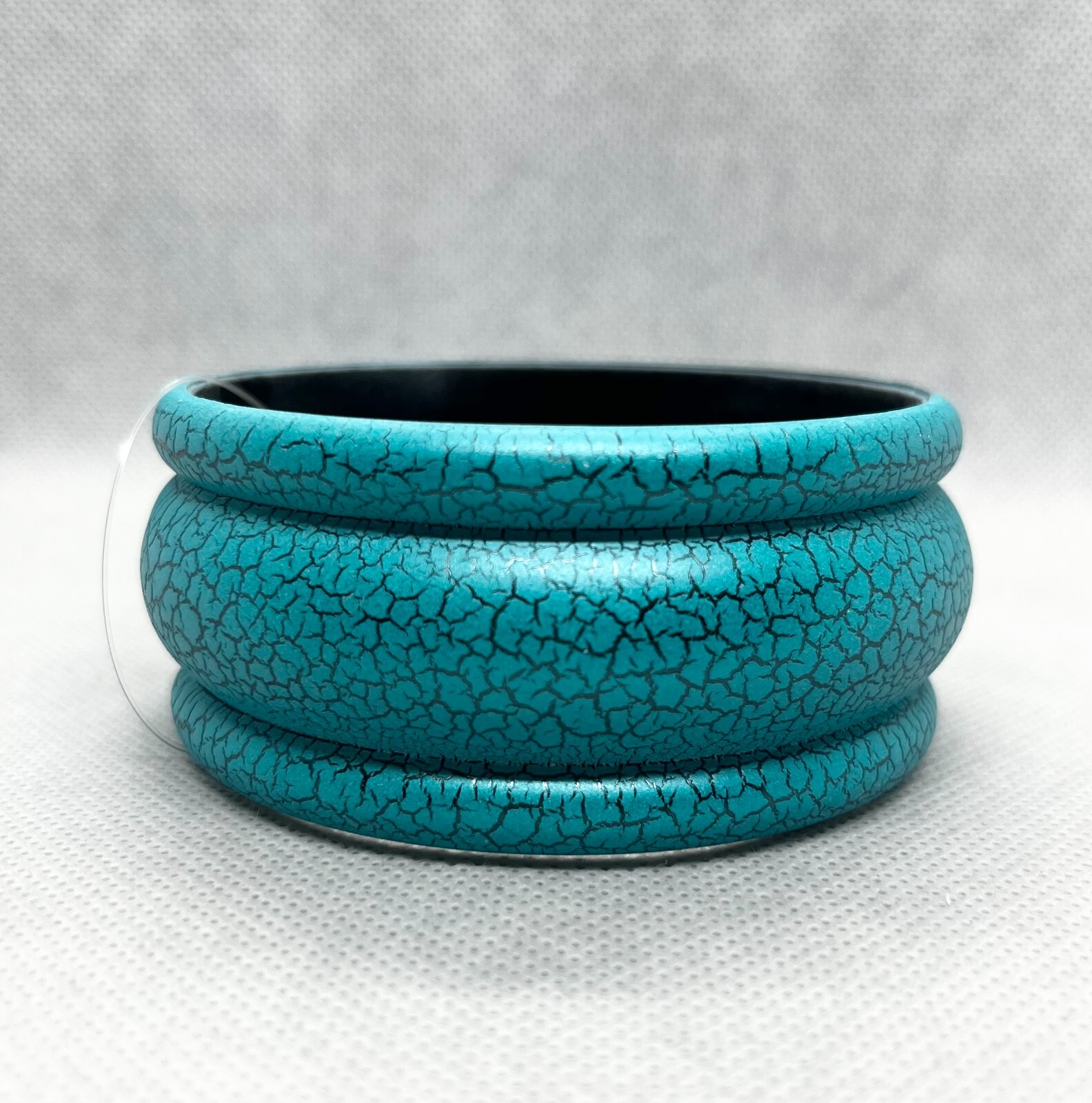 Cute Unique Crackle Cuff Bracelet Lime Green Grey Fashion Jewelry Style 1