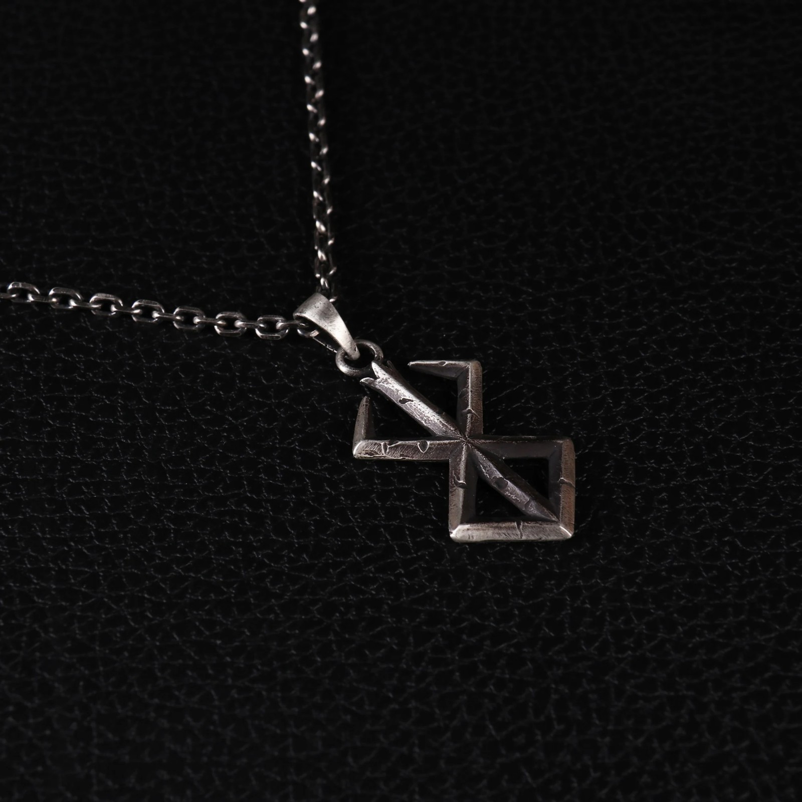 4cm Handmade 925 Sterling Silver Brand Of Sacrifice Pendant Cosplay Necklace