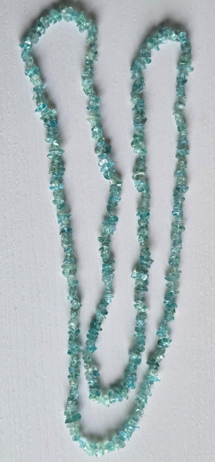 Lot of 5 assorted natural semi-precious gemstone necklaces at least 30 in long