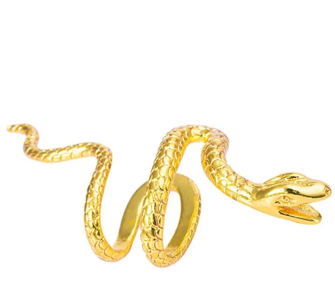 1 Pcs Ear bone clip Earring Snake Gold Jewelry No Piercing Earrings Unisex New