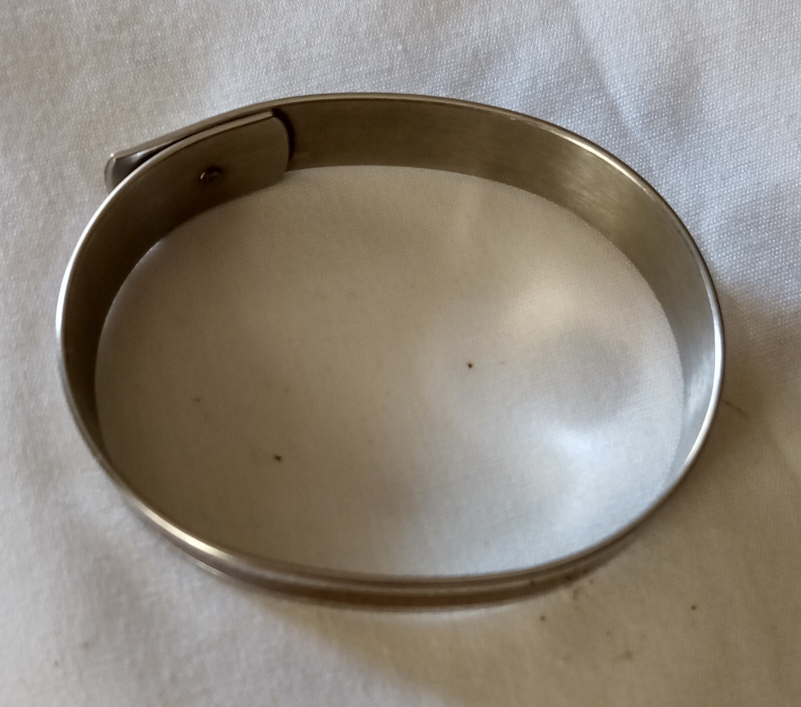 Women’s Bracelet Oblong Size Small Brown/Silver 8″ Free Shipping