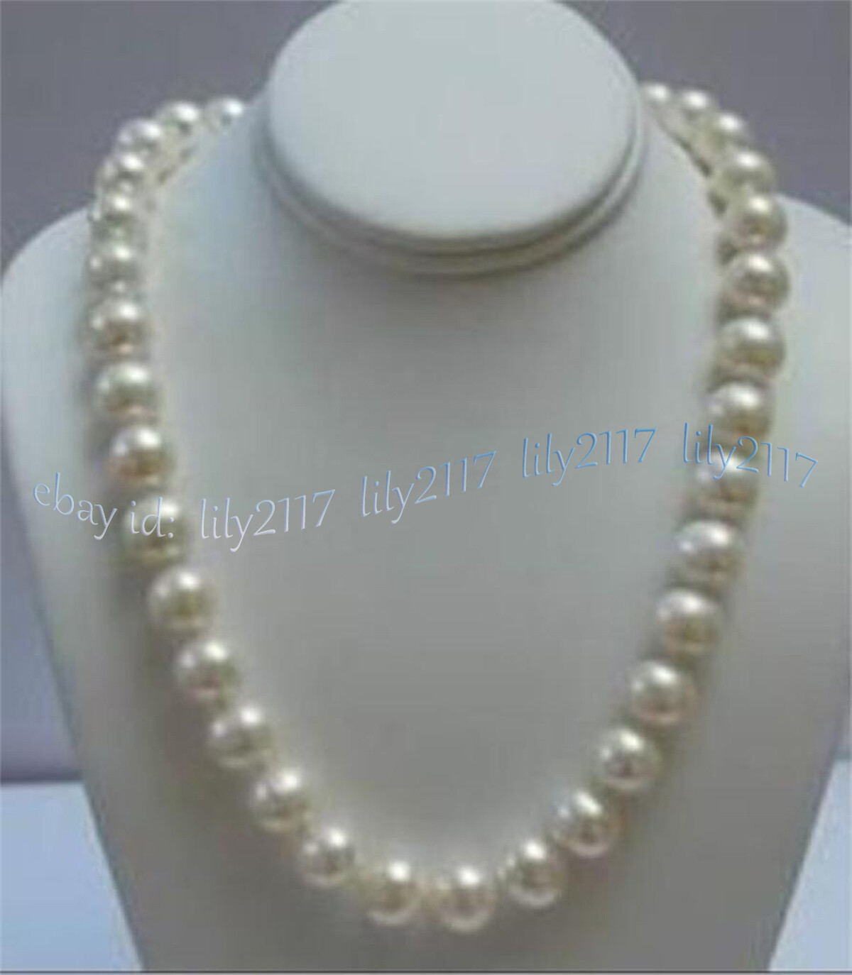Beautiful Natural 9-10MM White Akoya Pearl Necklace 16-36″ 14K Gold Clasp AA