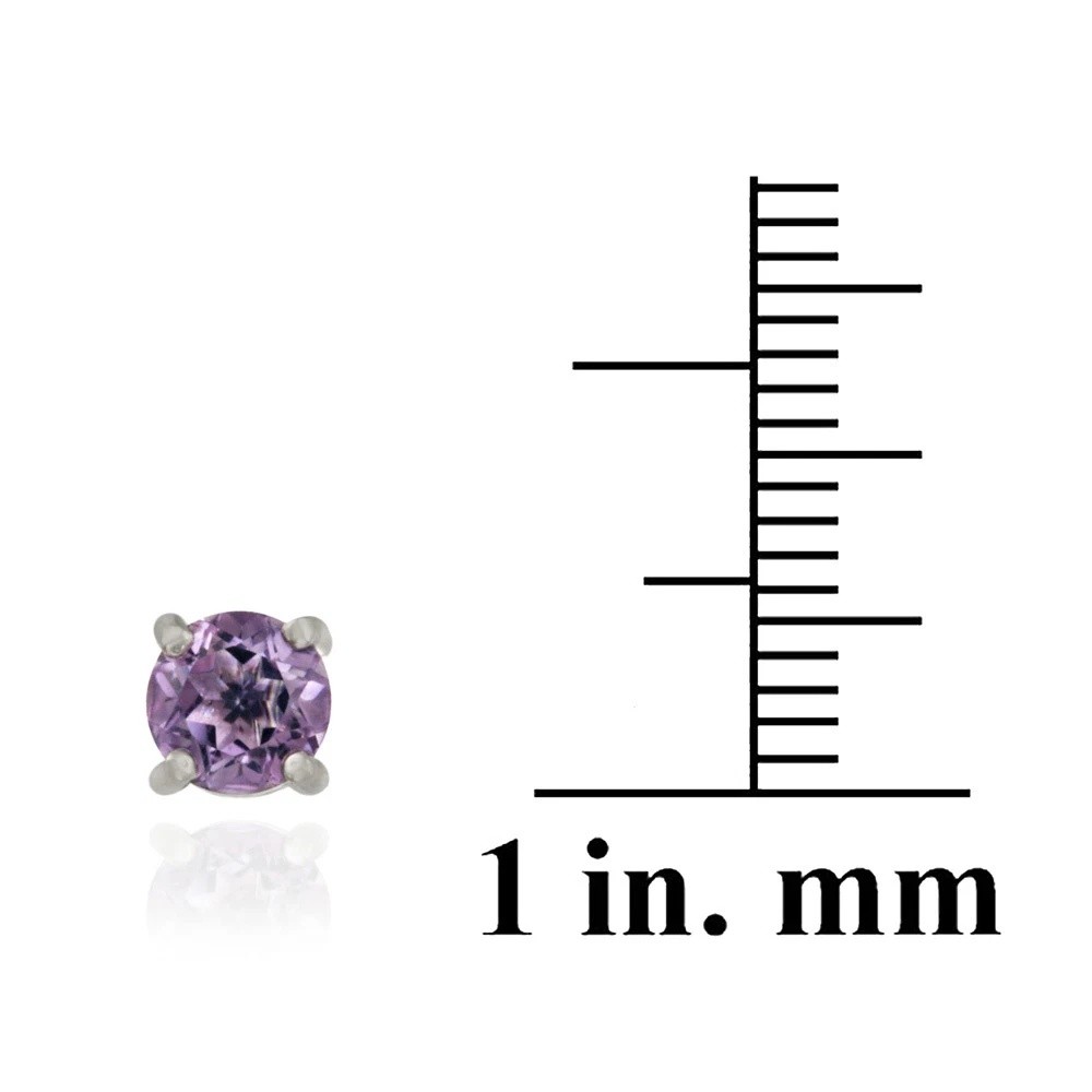 3.6ct Amethyst Pendant, Earrings & Ring Solitaire Set in 925 Silver