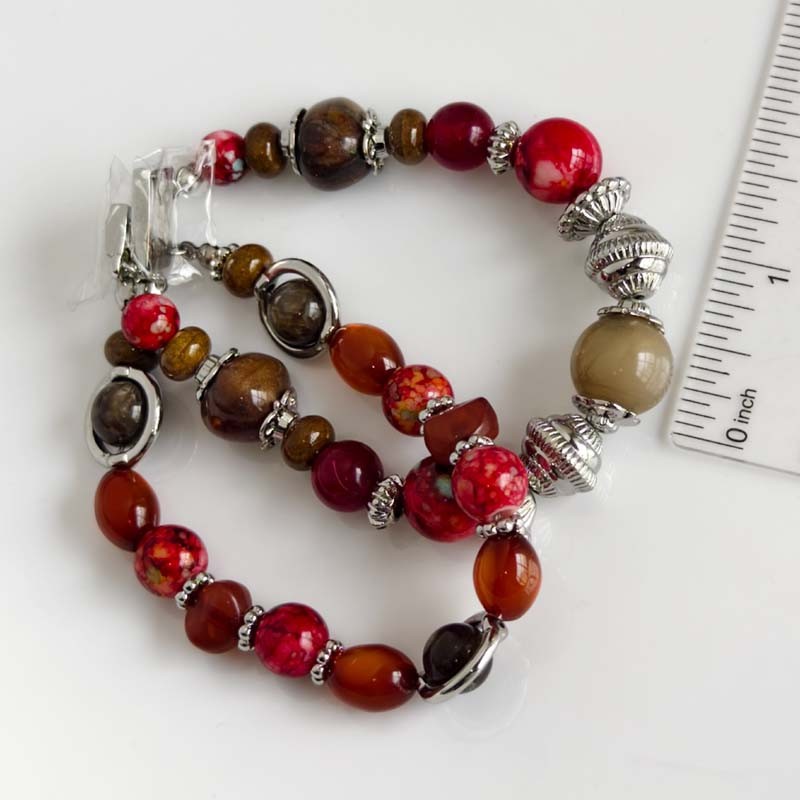 New 7.5″ Chicos Beads Magnetic Bracelet Chic Women Party Vacation Jewelry Gift