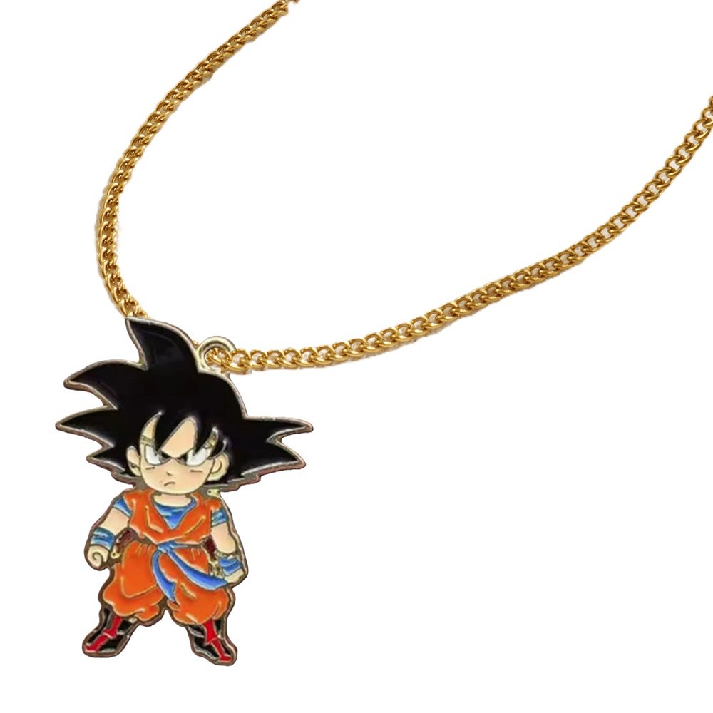 Retro Anime Dragon Ball Z Son GOKU Saiyan Charm Pendant Necklace Novelty Jewelry