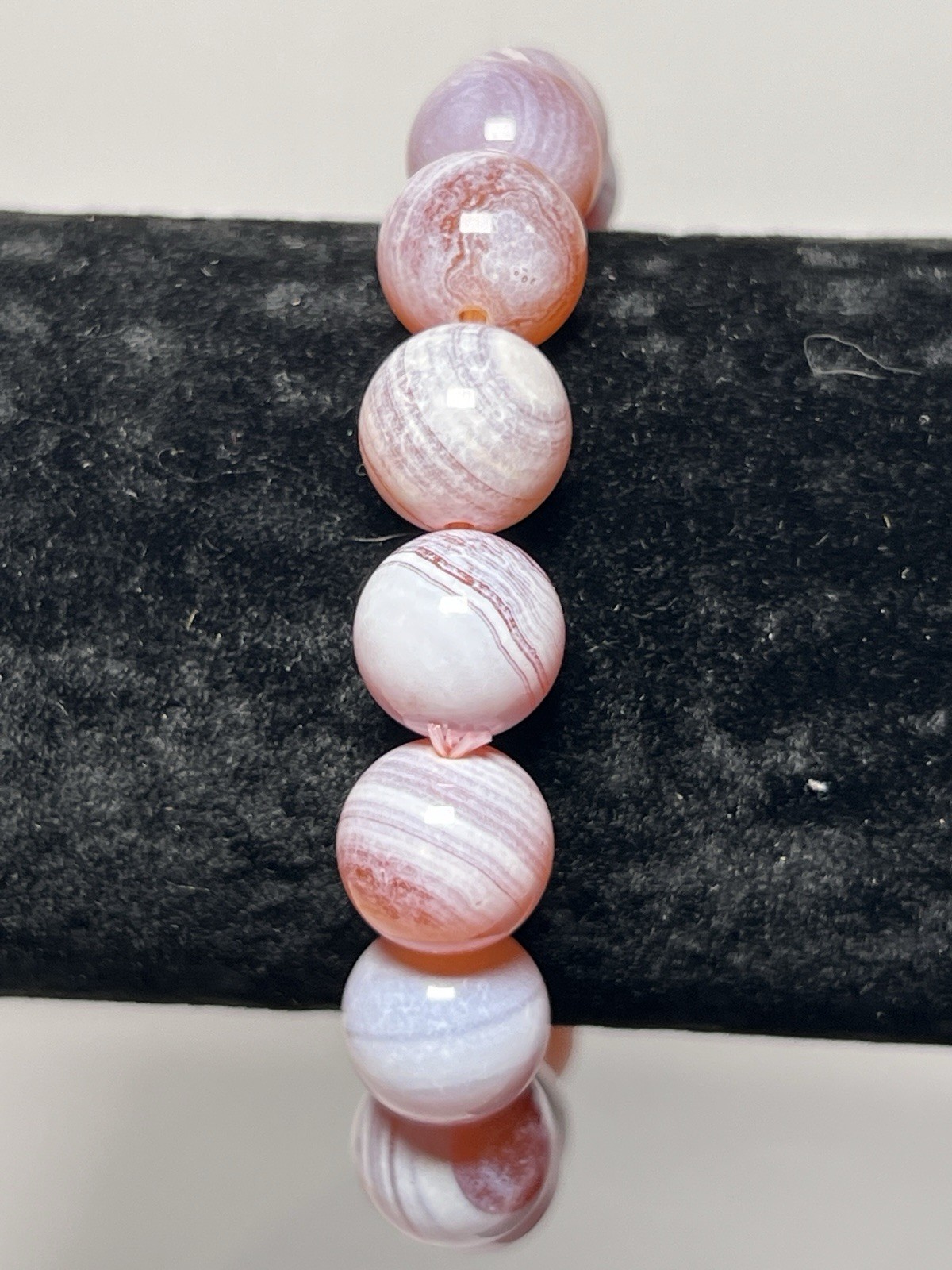 Yaochen Agate Beaded Bracelet 12 mm (changes color in water) – See video