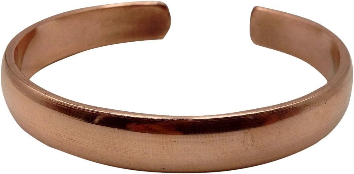 Elegant High Gauge Pure Copper Bracelet – Lifetime Crafted Jewelry for Adults