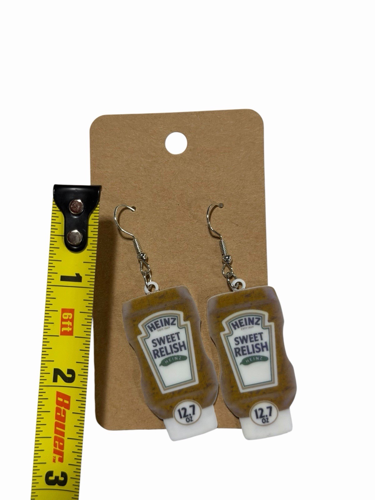 New Novelty Fashion Earrings sweet relish bottle food
