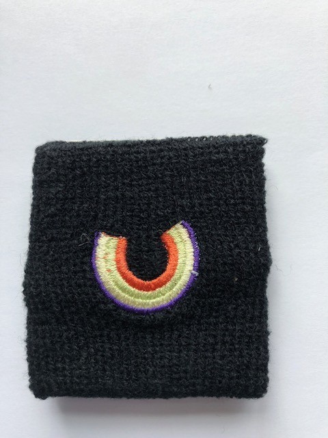 STRETCHY POLYESTER FABRIC WRISTBAND/SWEATBAND UNISEX SPORTWEAR FANCY DRESS