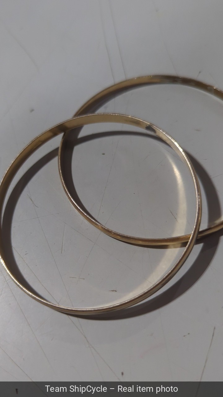 Danecraft Bangle Bracelets12K KT Gold Filled Lot Of 2 25 Inside Dia G2U