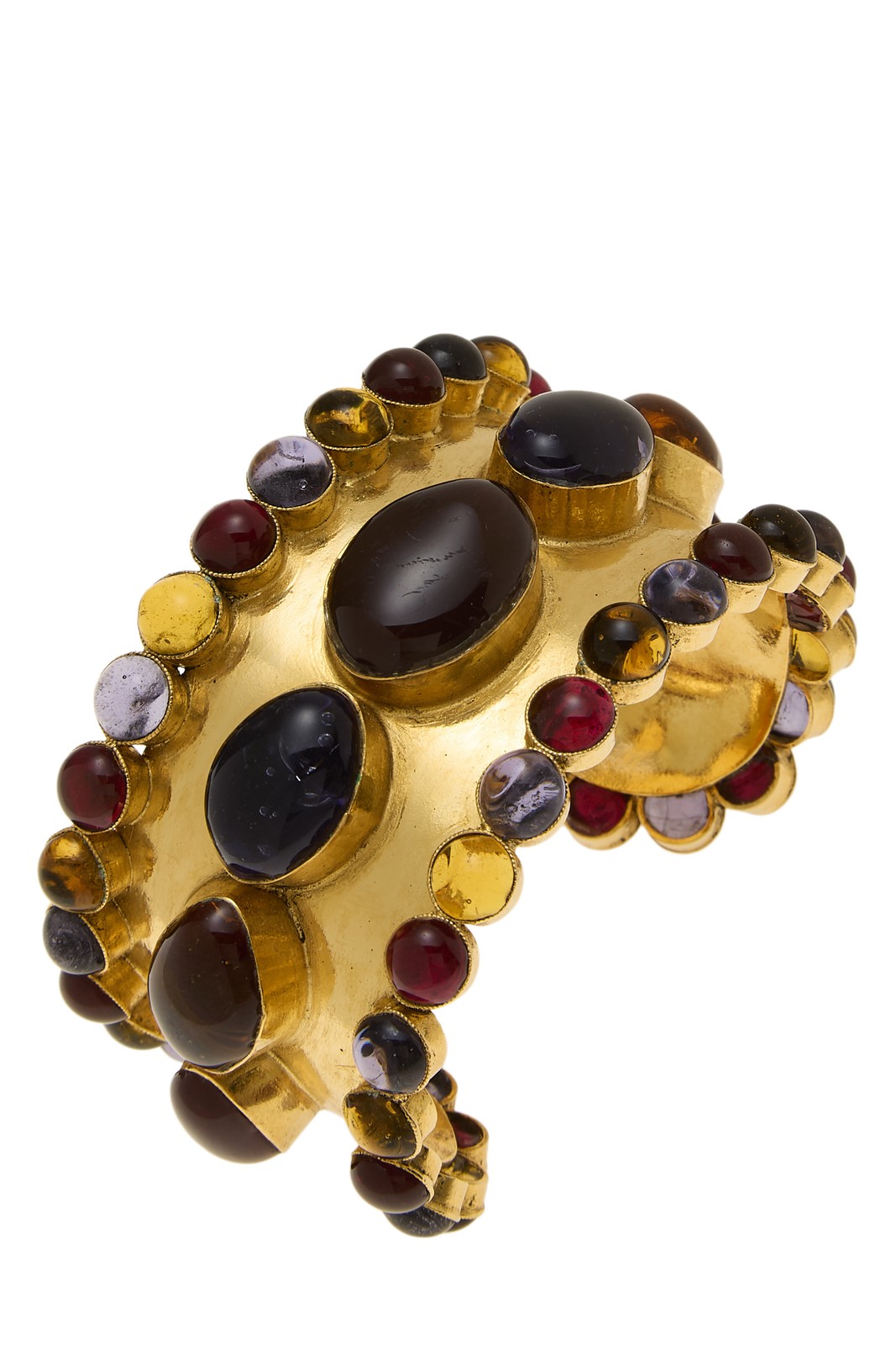 Chanel Multicolor Gripoix Cuff Bracelet – WGACA