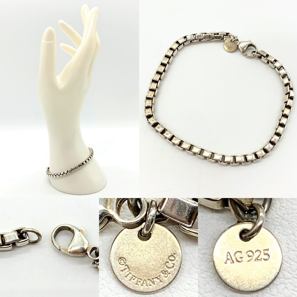 Tiffany & Co. Peretti Venetian Link Bracelet AG 925 with Box