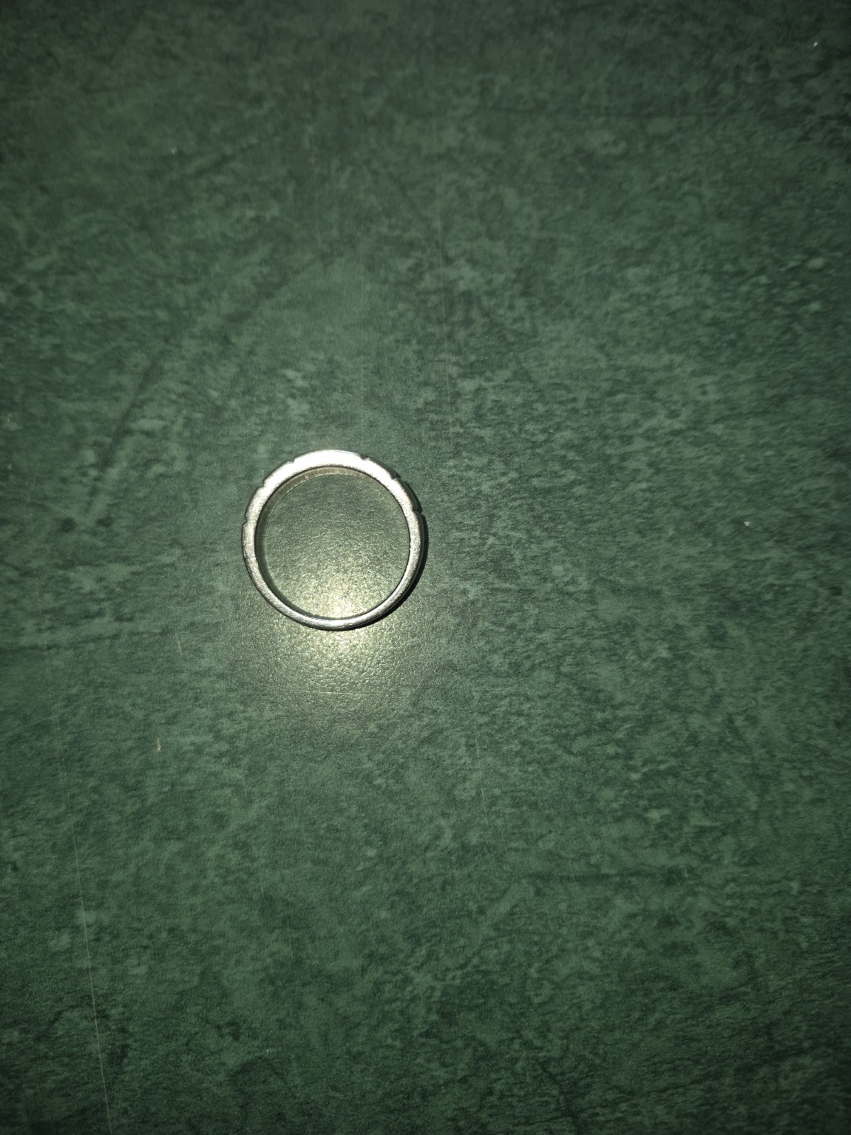Zales Jewlery Cross Ring Stainless Steel