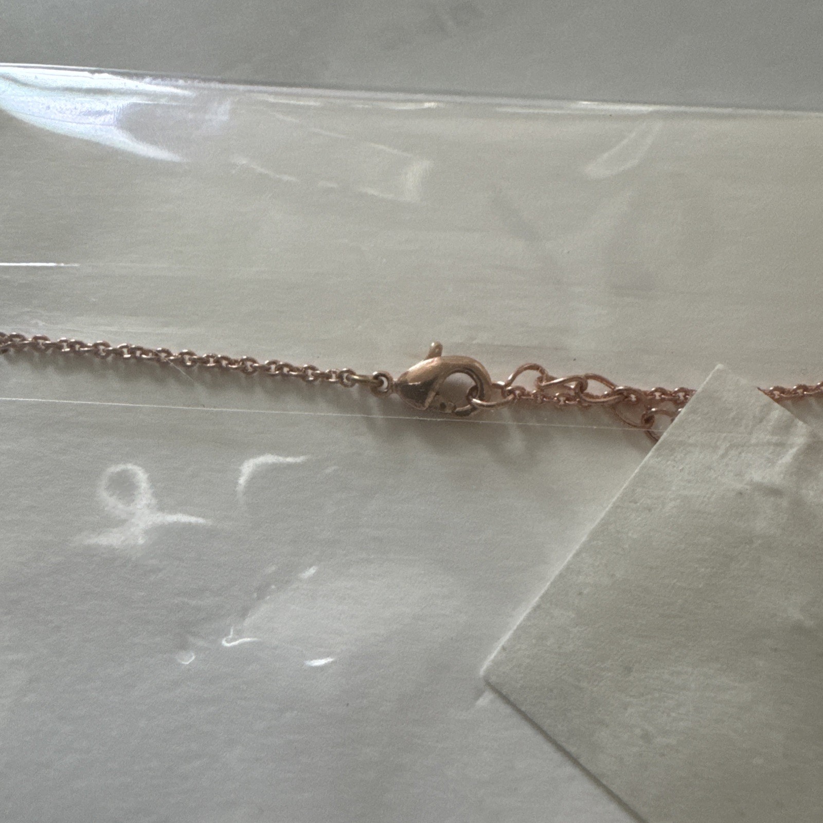 Adore Stack & Sparkle Organic Circle Bracelet Faux Rose Gold Tone | New