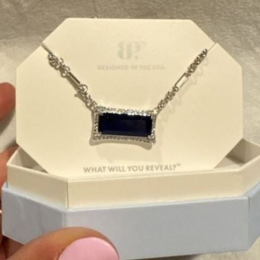 Bomb Party Darling, Your The Moment Created Sapphire on Rhodium