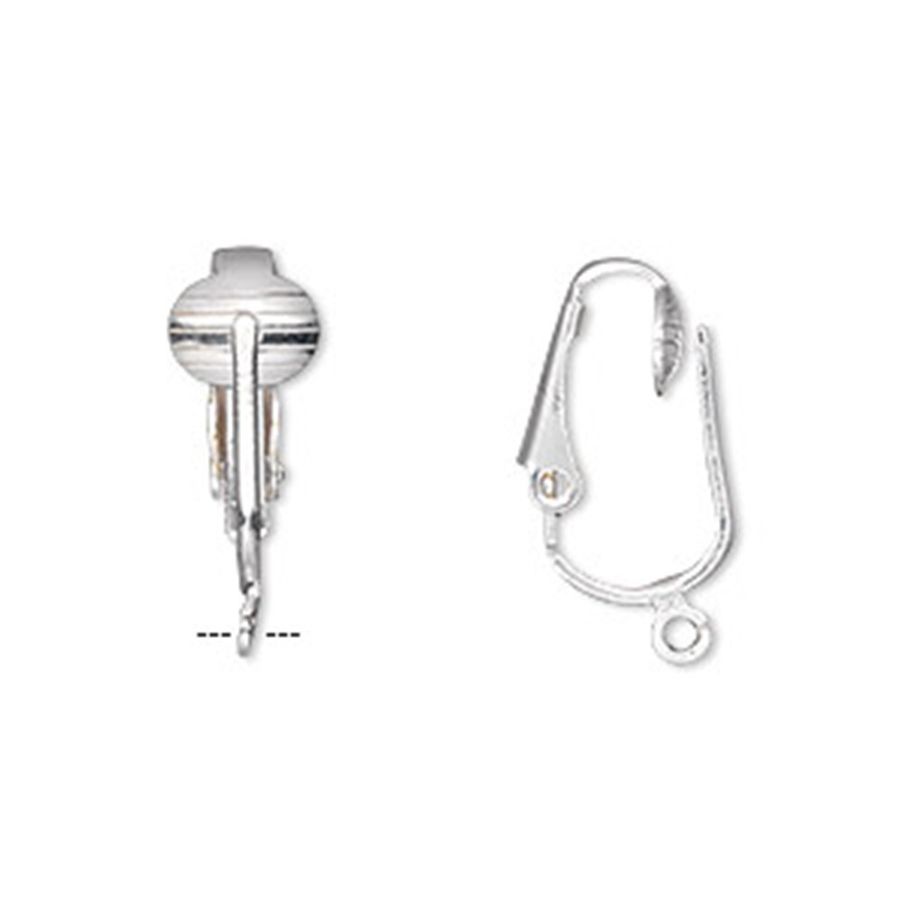 10pr Earring Converters DIY Change Pierced Earrings to Comfortable Clip Ons