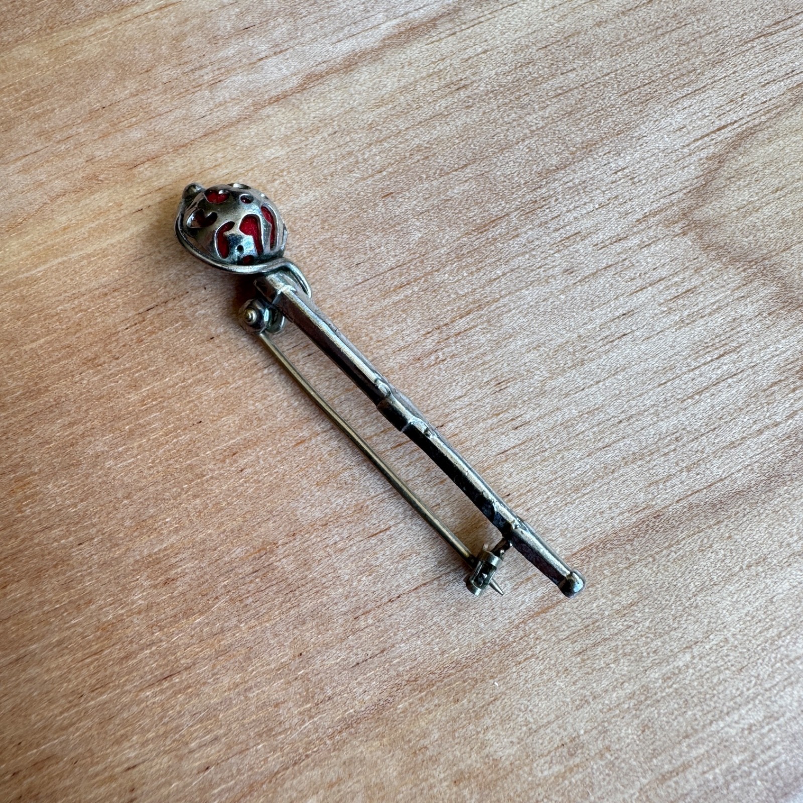 Vintage Scottish Kilt Brooch Pin Celtic Sword signed Mizpah