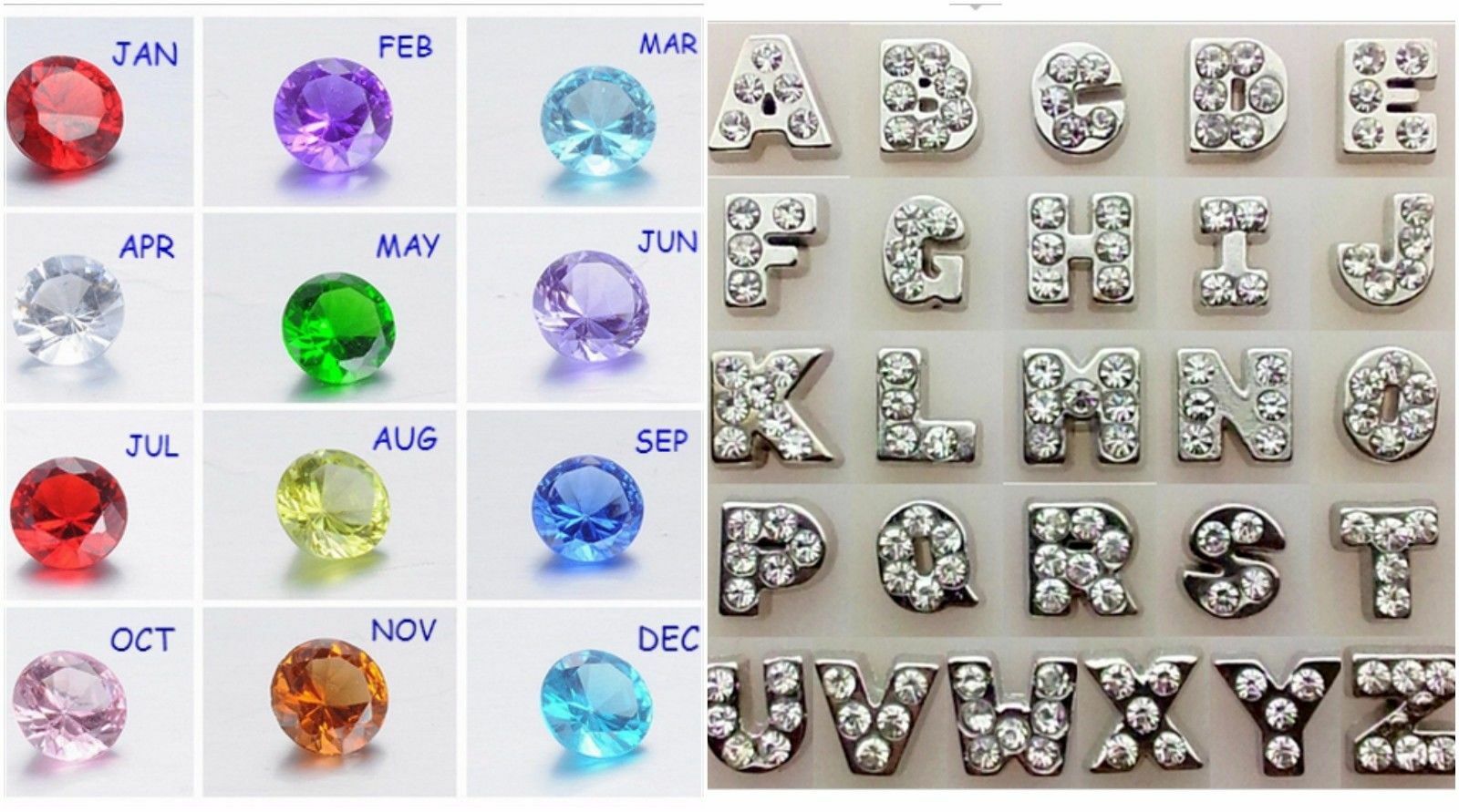 5pcs Best Quality Floating Charms For Memory Locket Necklace Pendant Keyring