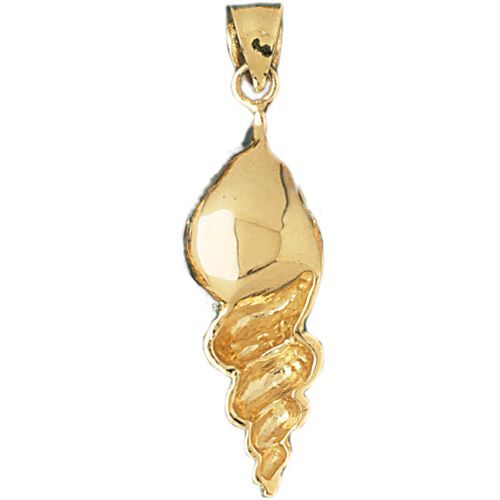 Seashell Charm Pendant 14k Gold (6.6 Grams)