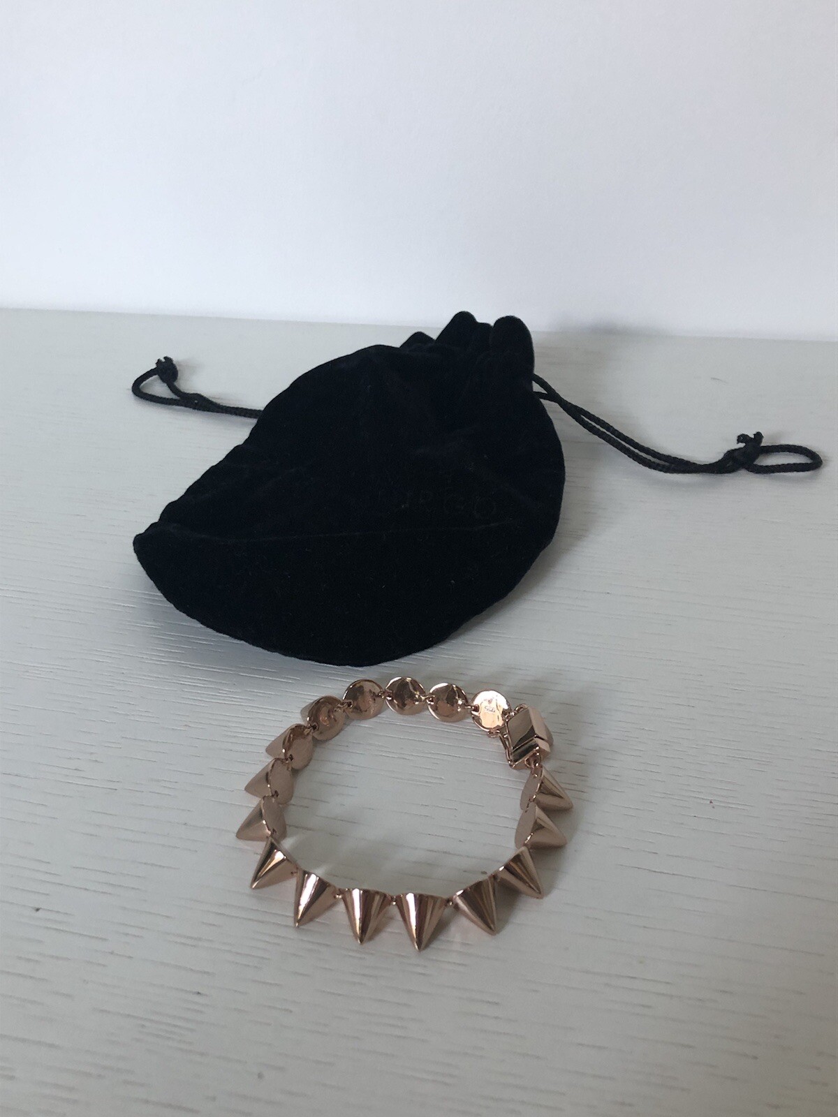 EDDIE BORGO Rose Gold Cone Bracelet – BRAND NEW – RRP £400