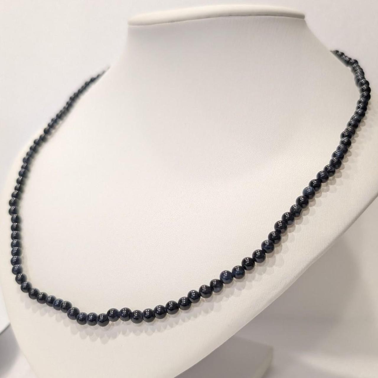 4mm+ Blue Tiger’s Eye Bracelet / Necklace *ON SALE: please see description