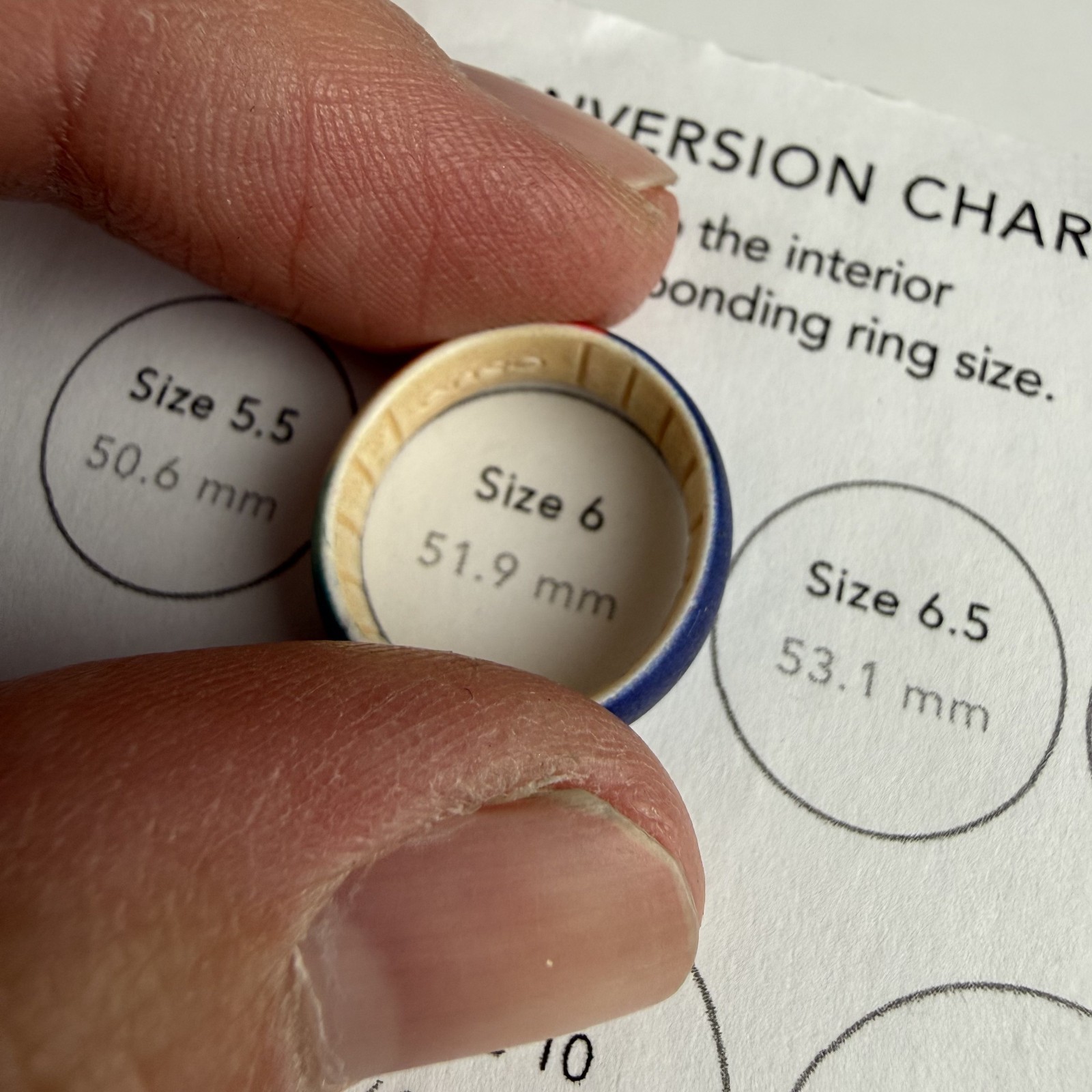 Enso Rings Inked Pocketful Of Letters Prism Rainbow Ring Size 6 Limited Edition