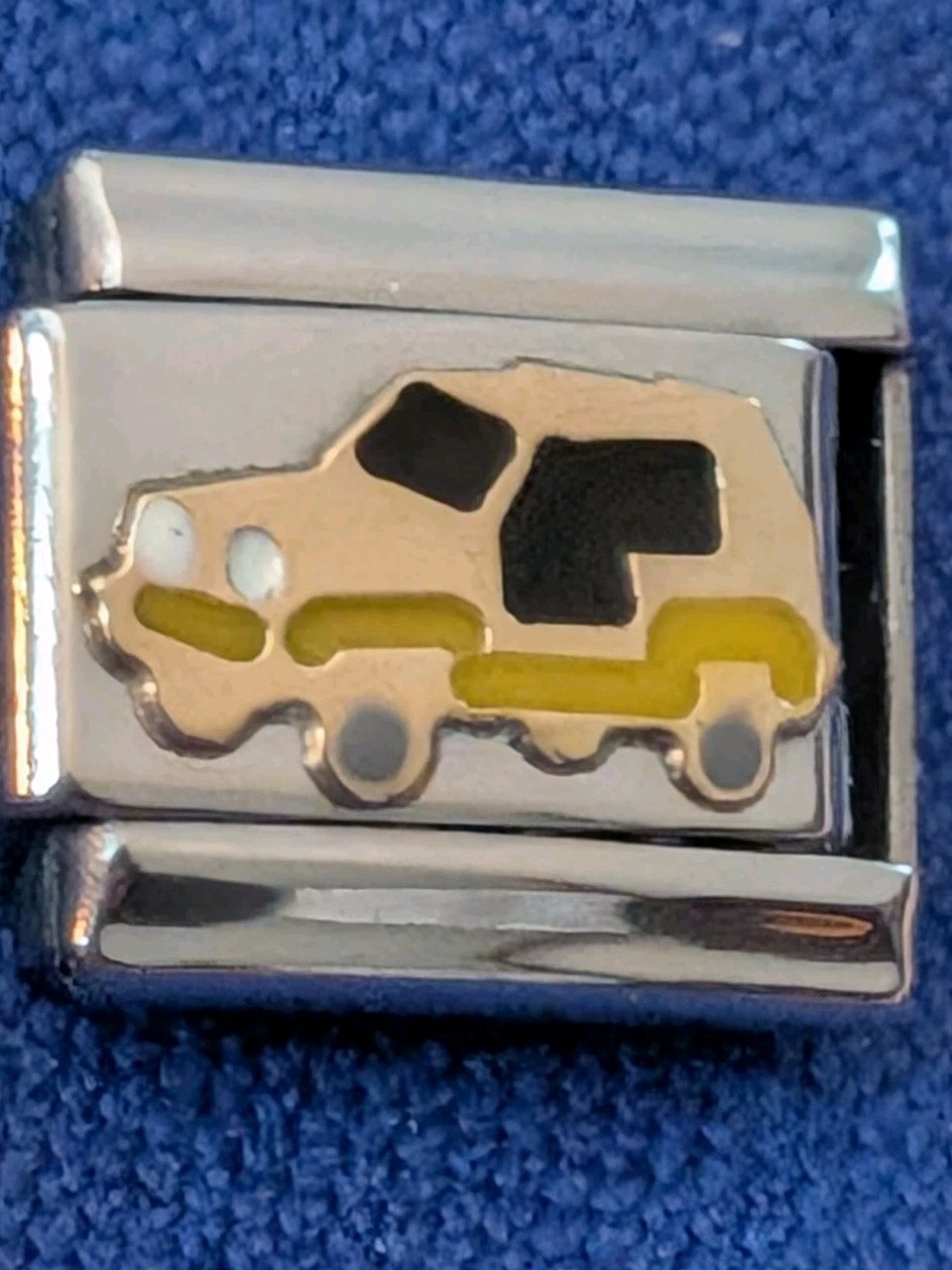 Authentic UD Unodomani Jeep Military Italian Charm 9mm Link C134