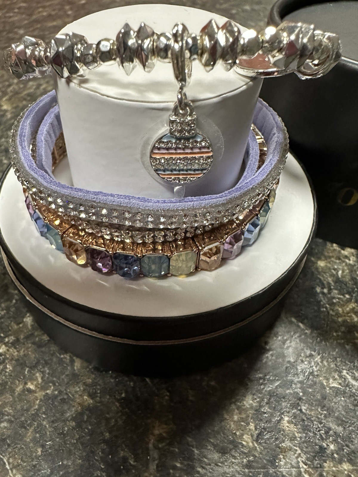 NEW Bomb Party 2022 Holiday 3 Bracelet Stack STACKS FOR CHRISTMAS YES PLEASE!