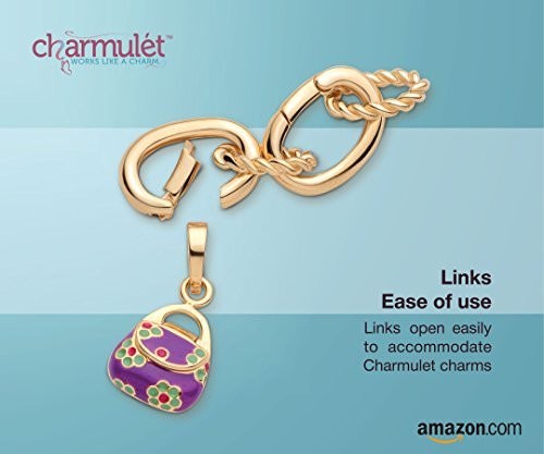 New Original Charmulet 14K Gold Tone Interchangeable Charm Fashion Bracelet