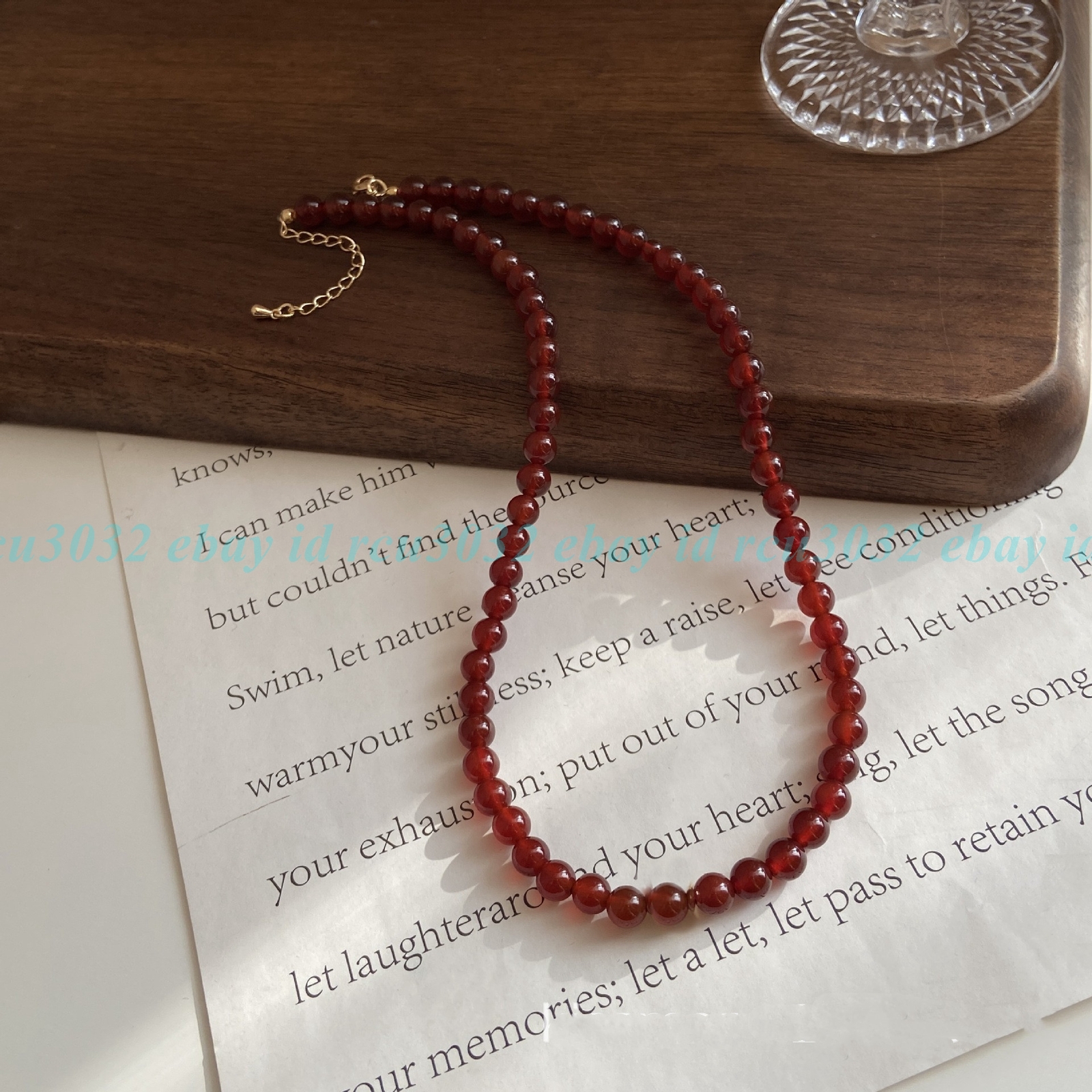 Natural 6mm Amazing Rich Red Carnelian Round Gemstone Beads Necklace 16-28”