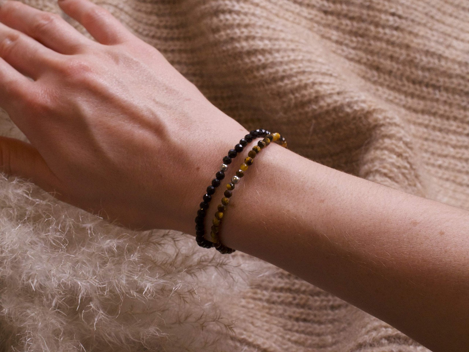 Real natural stone bracelet – Tested and certified in Germany – Genuine brace…