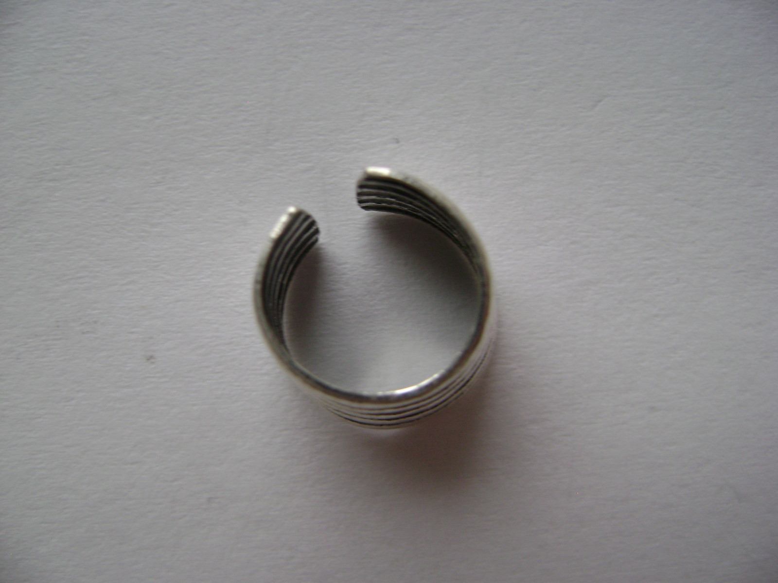 Sterling Silver 5 Solid Band Chevron Design Ear Cuff Earcuff New