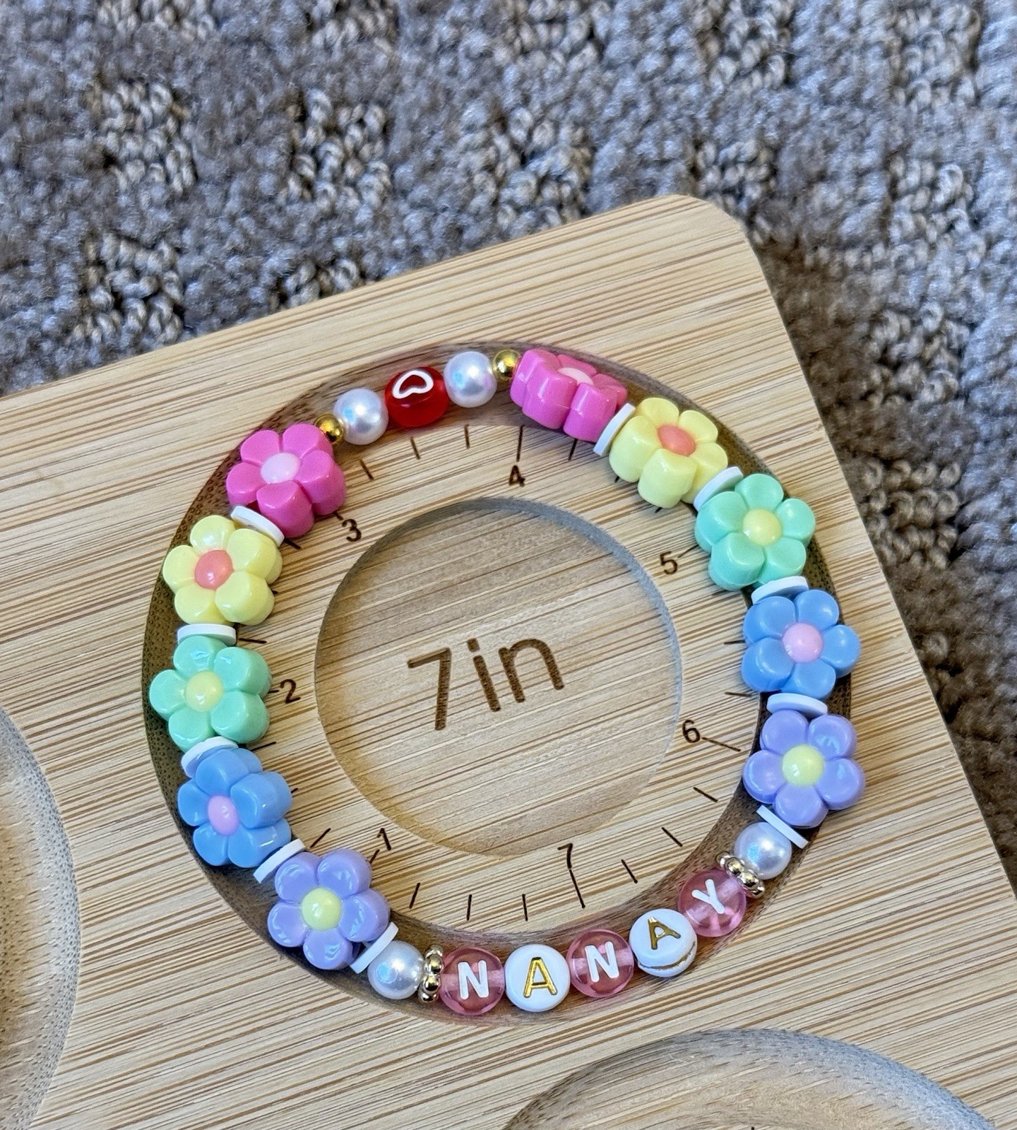 beaded bracelet (can do made to order)