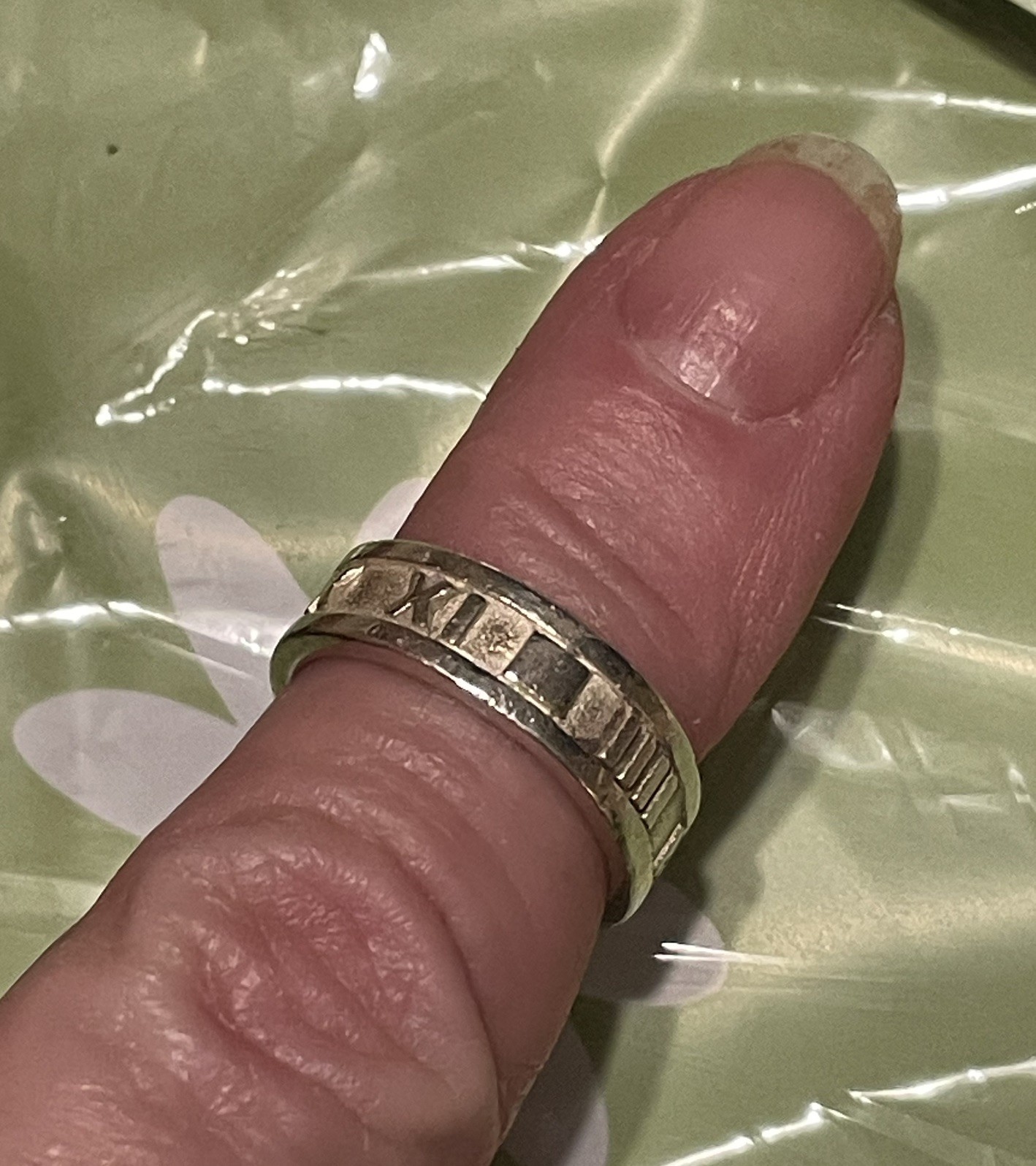 Tiffany and Co. Ring Atlas Silver 925