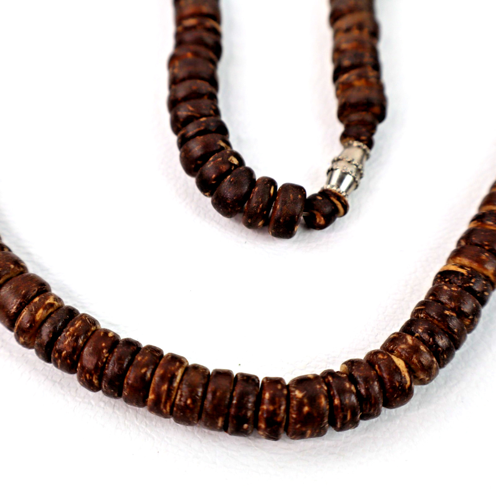 SILPADA Lot 4 necklaces 925 silver wood pearl coral Boho Surfer layer 18 to 35″