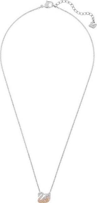 Swarovski Iconic Swan Pendant, Small Multi-colored, Rhodium Plating, 5215038