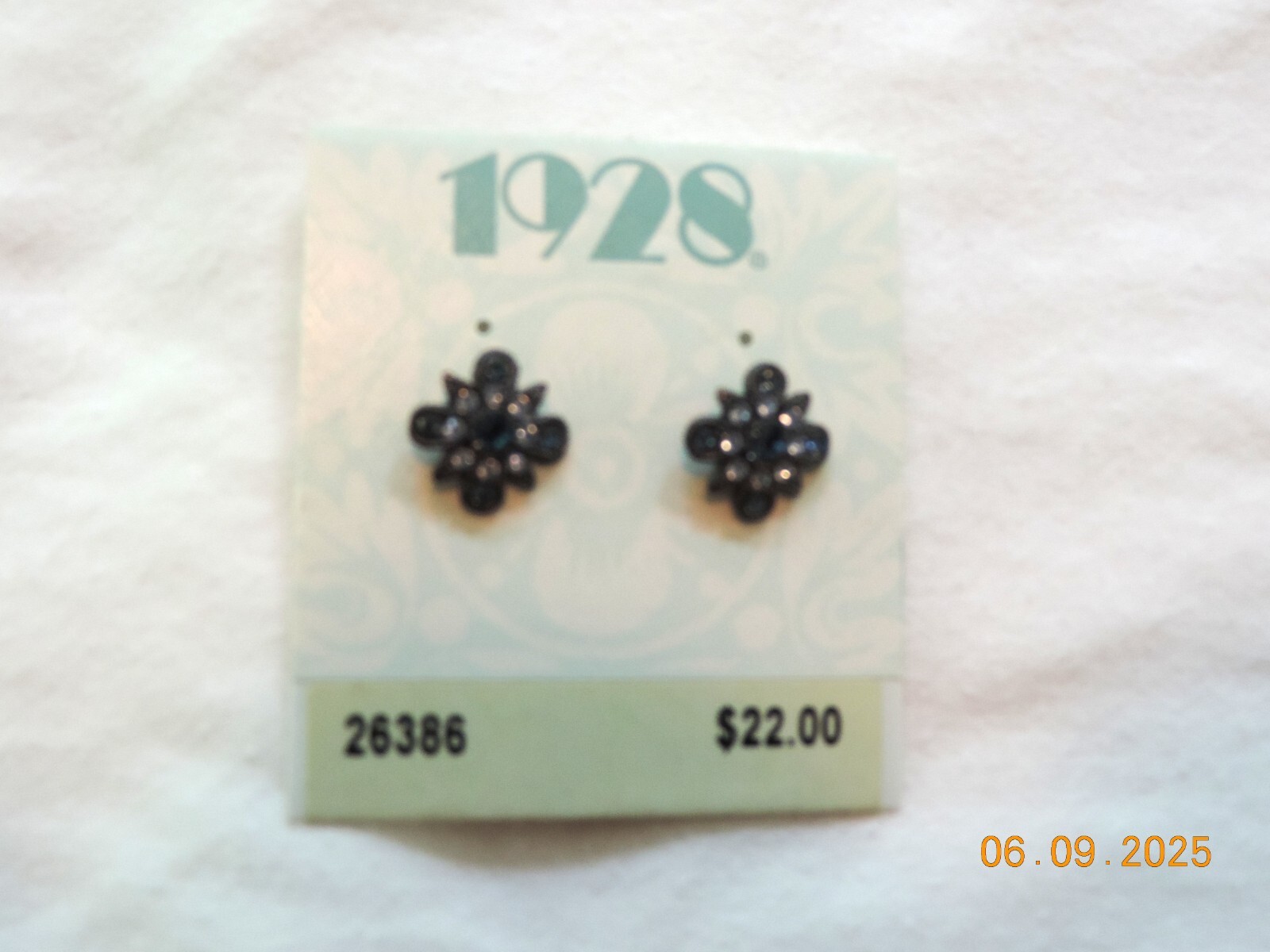 1928 BRAND JEWELRY–NECKLACE, PIN, AND EARRINGS