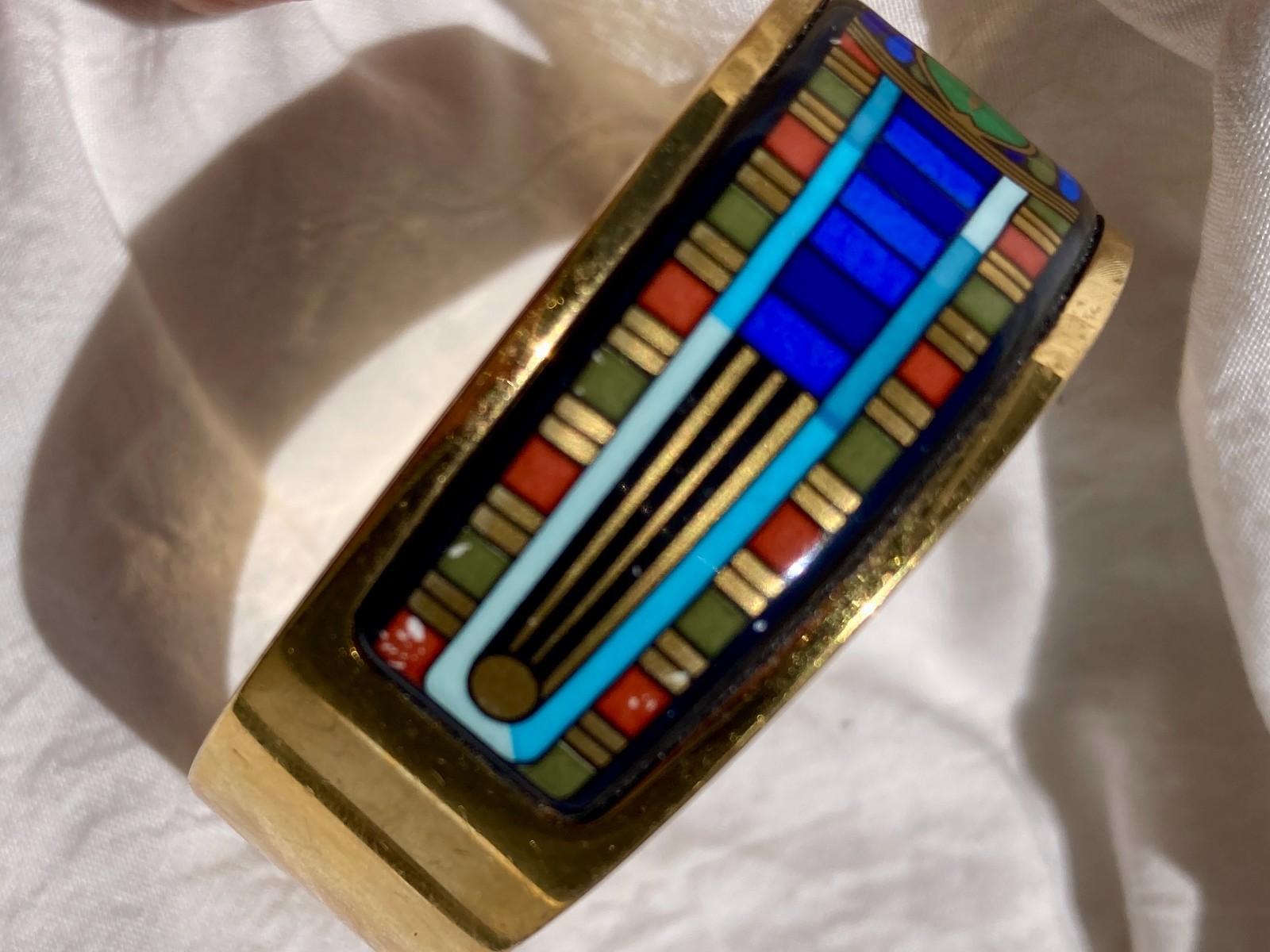 VTG Michaela Frey Team (FREYWILLE) Contessa Egyptian 🪲 Scarab Bracelet 24K