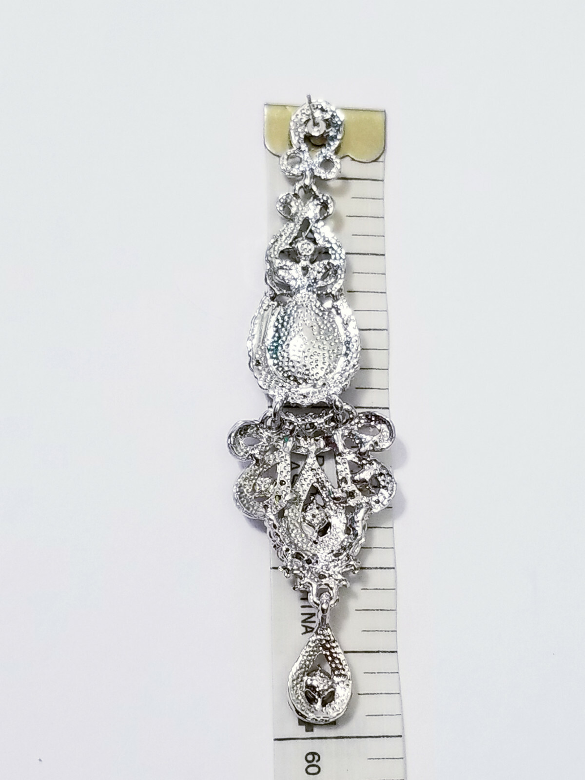 Chandelier Earrings Rhinestone Austrian Crystal 4 inch Clear
