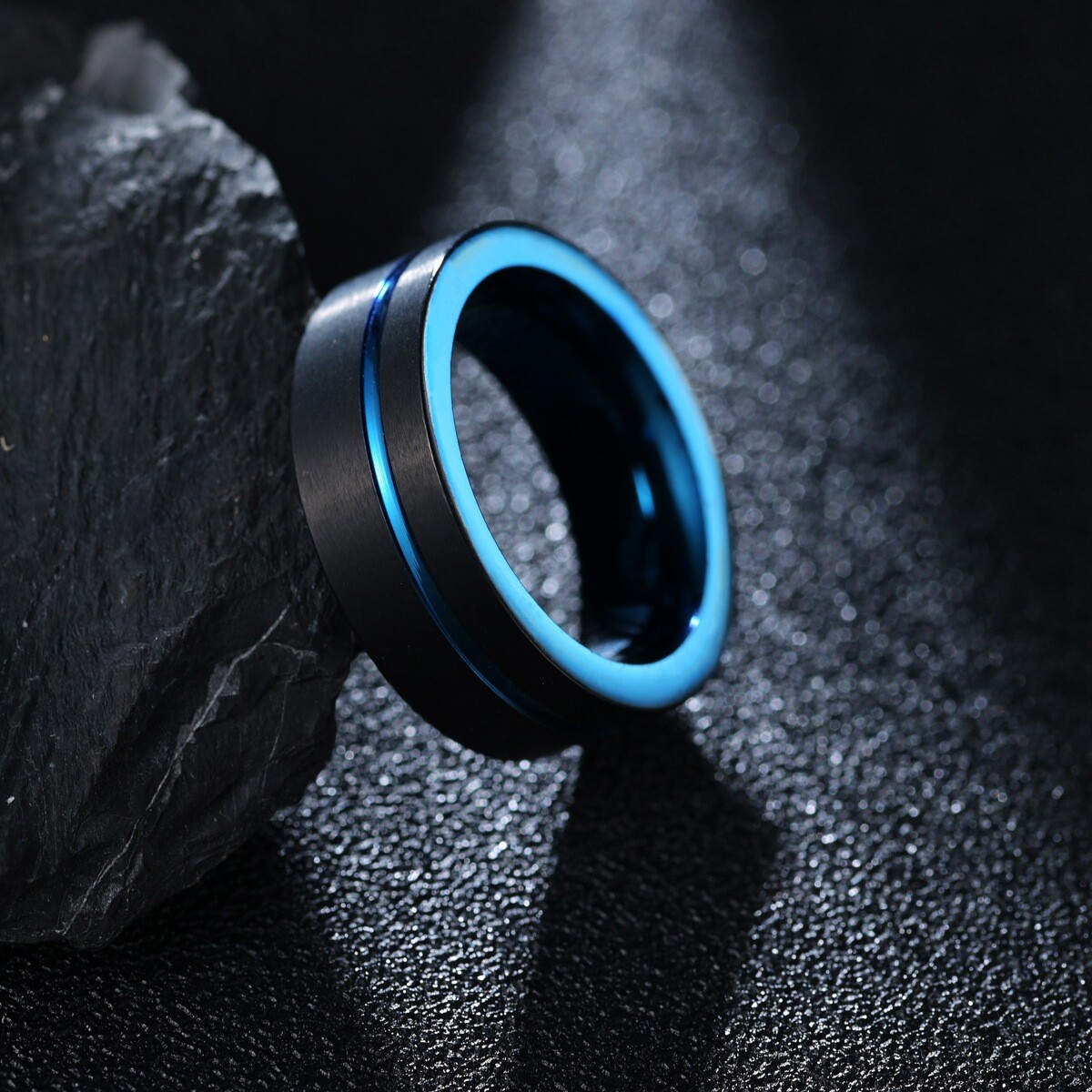 Mens Women Ring Dragon Celtic Tungsten Titanium Steel Wedding Fashion Band